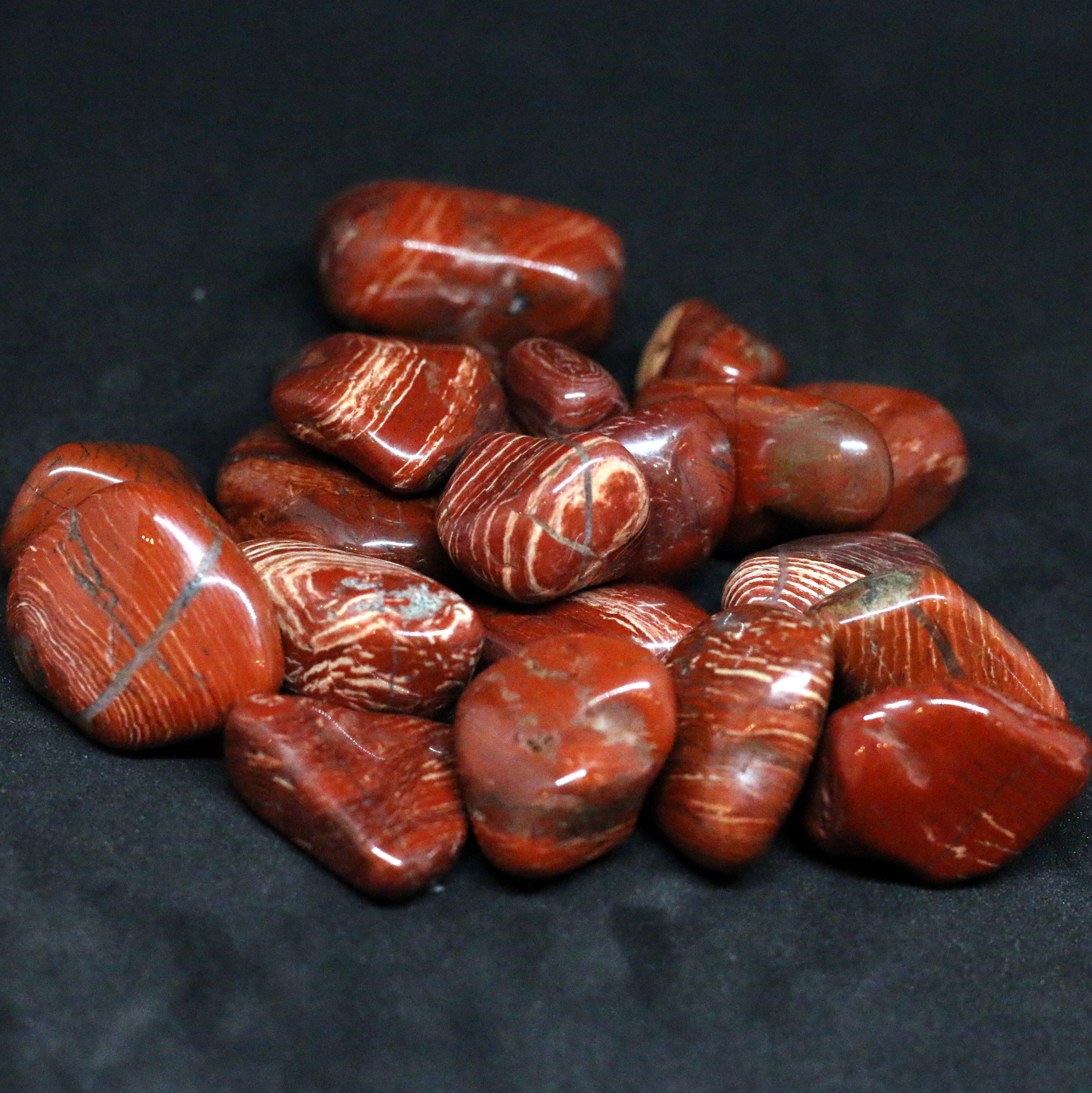 Red Snakeskin Jasper Tumble Stone